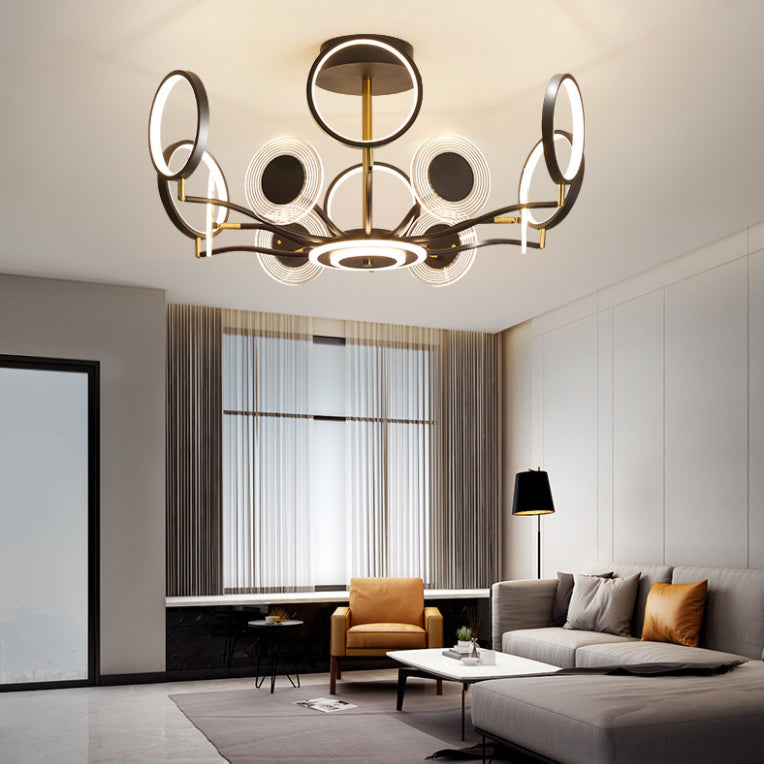 Lampada il lampadario Sputnik Light Segnalizzazione moderna Simplicità Acrilico Acrilico Illuminazione per il ristorante