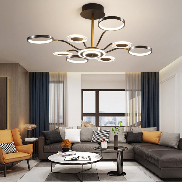 Lampada il lampadario Sputnik Light Segnalizzazione moderna Simplicità Acrilico Acrilico Illuminazione per il ristorante