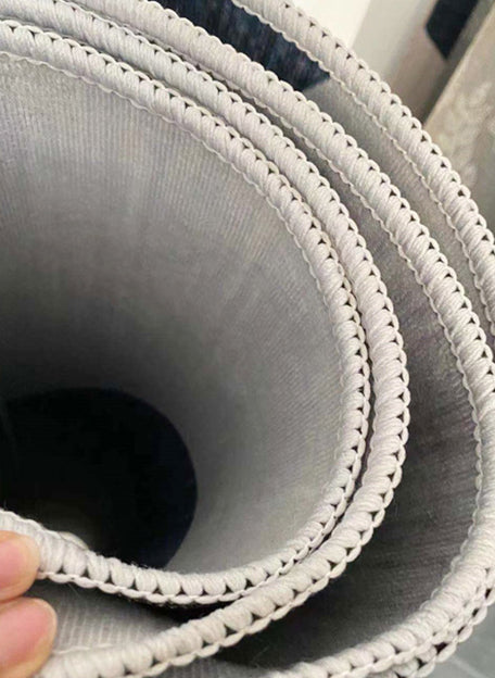 Abstract Area Rug Polyester Ink Painting Rug Non-Slip Backing Carpet for Living Room