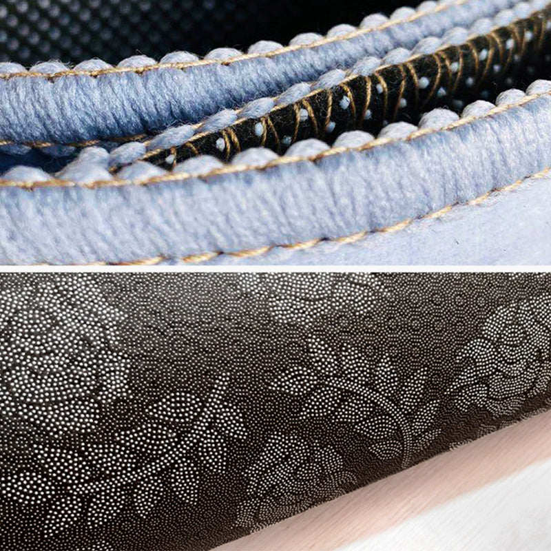 Abstract Indoor Rug Polyester Marble Print Carpet Washable Area Rug for Living Room