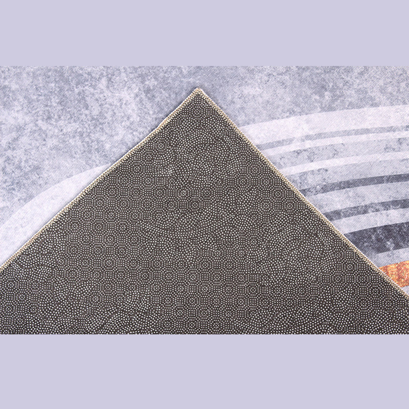 Marble Print Indoor Rug Polyester Modern Rug Stain Resistant Carpet for Living Room