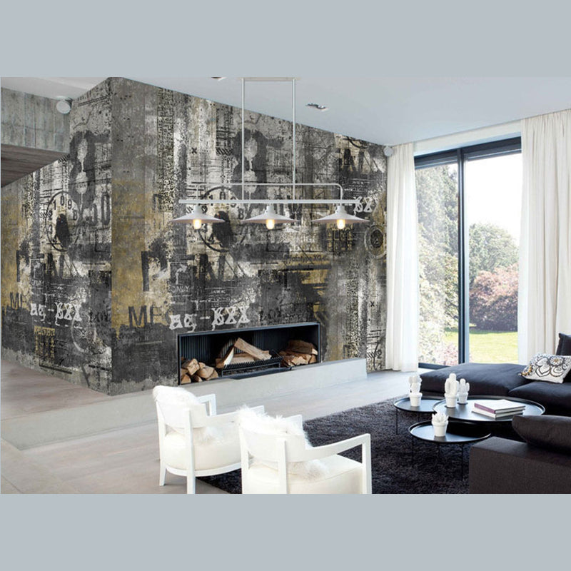 Luz colgante de isla de hierro forjado en la luz de techo interior geométrica de estilo industrial con marco de hierro