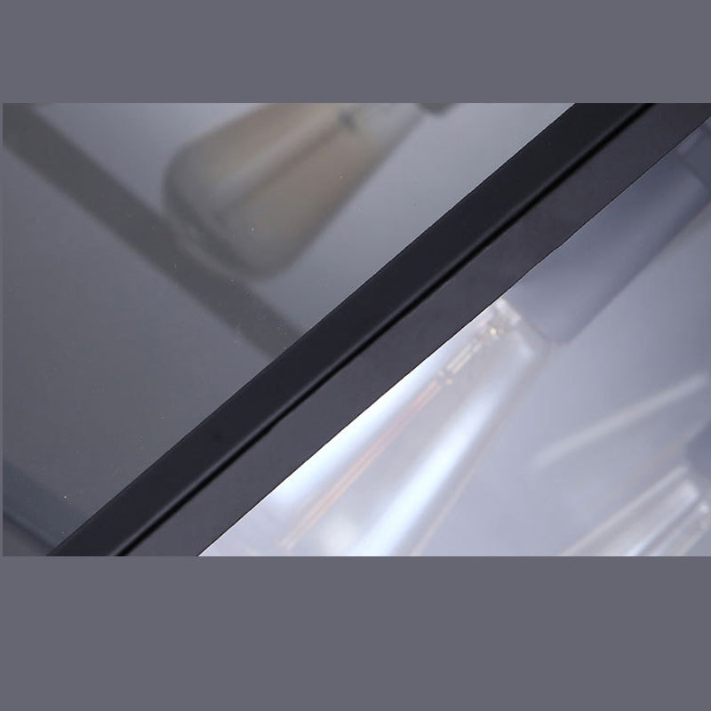 Vetro 4 luci isola a ciondolo luci trapezoids industrial isola lampade per bar