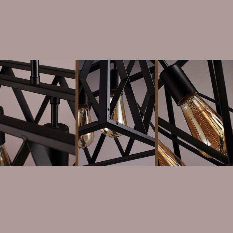 Éclairage de l'île rectangle