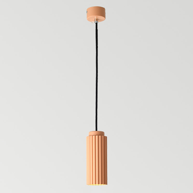 Cilindrische slinger licht macaron metaal 1 bol woonkamer hangende lamp armatuur