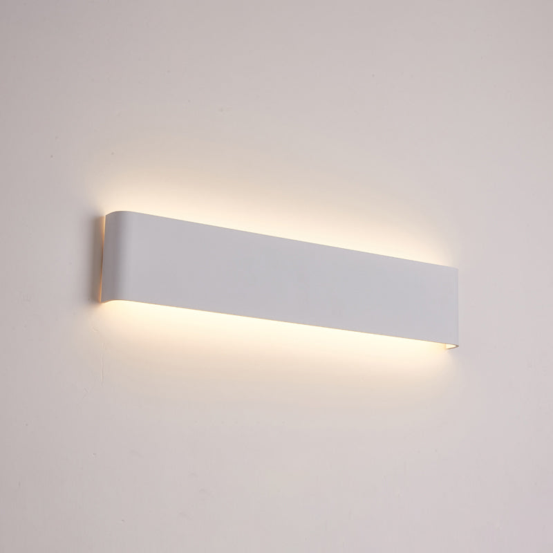 Modern Minimalist Rectangular Wall Mounted Vanity Lights Metal Vanity Wall Light Fixtures for Bathroom