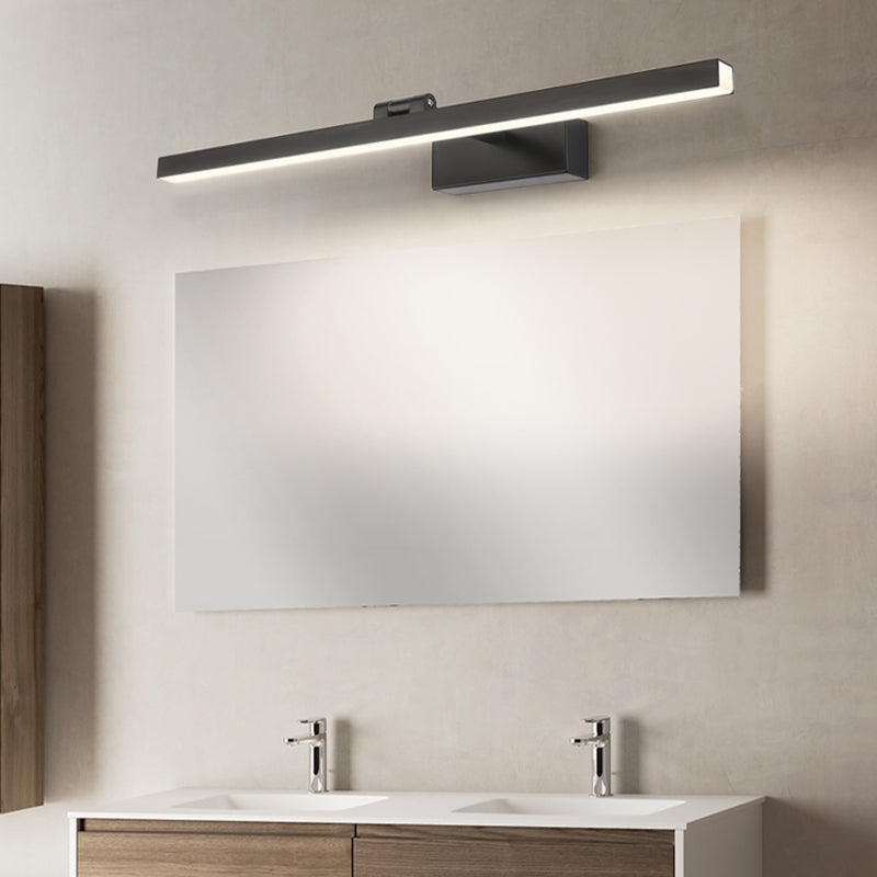 Modern Minimalist Style Linear Wall Mounted Vanity Lights Metal Vanity Wall Light Fixtures for Bathroom