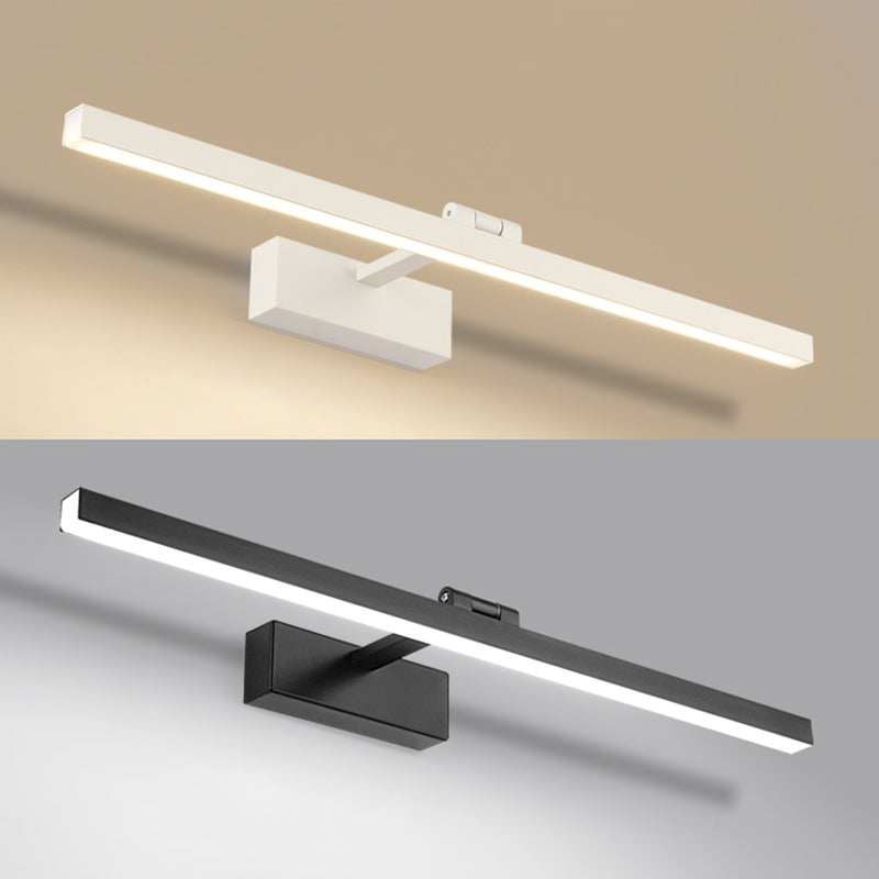 Modern Minimalist Style Linear Wall Mounted Vanity Lights Metal Vanity Wall Light Fixtures for Bathroom