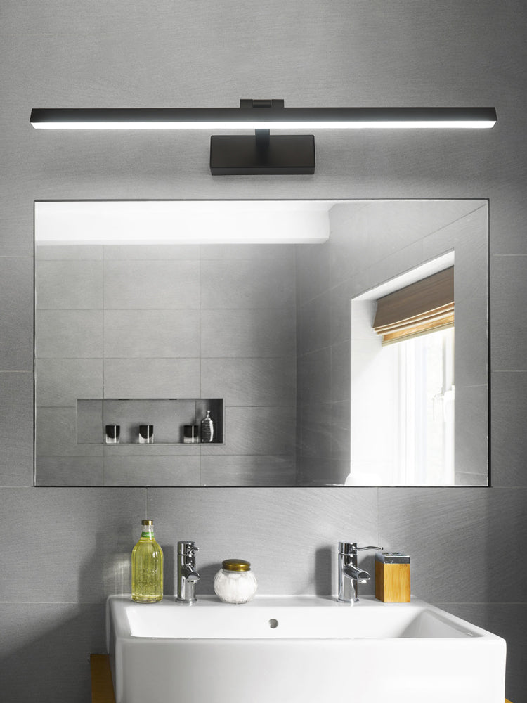 Modern Minimalist Style Linear Wall Mounted Vanity Lights Metal Vanity Wall Light Fixtures for Bathroom