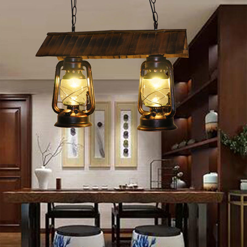 Lampada cherosene Isola Lighting Metallic Retro Industrial Style Spender Lighting Fishture per il ristorante