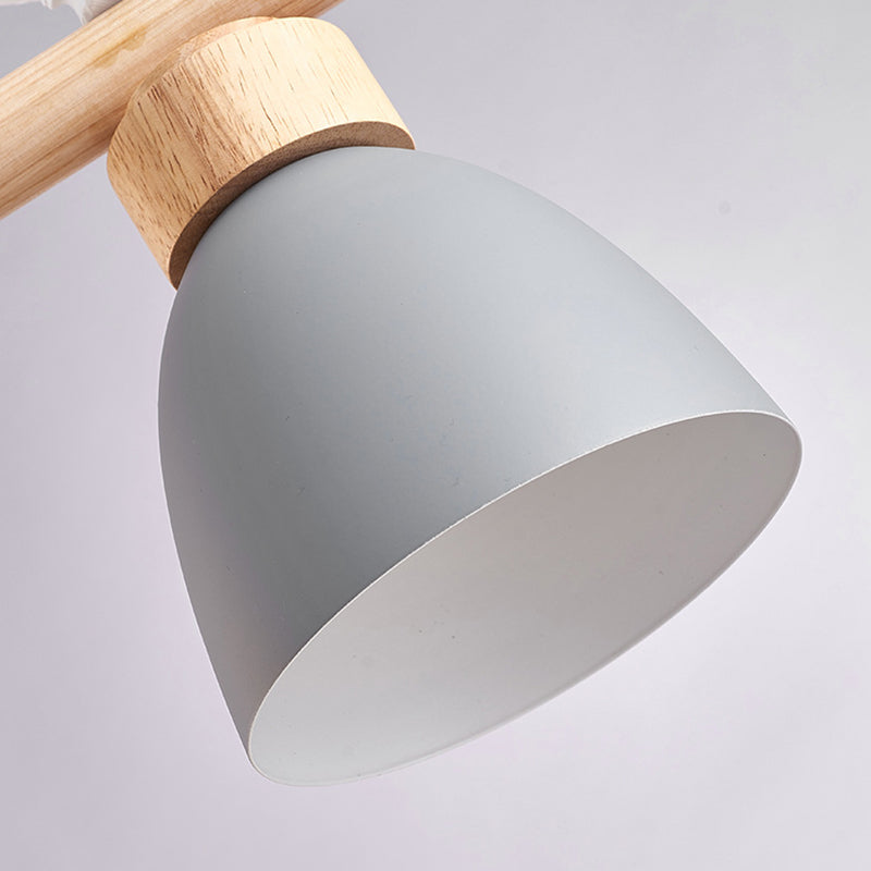 Metal 3 Lights Island Pendant Lighting Bell-Shaped Modern Island Light Fixtures for Dining Room