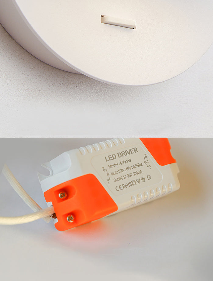 350° Rotatable Cylindrical LED Wall Lamp Contemporary Minimalism Bedside LED Reading Lamp with Independent Switch Design