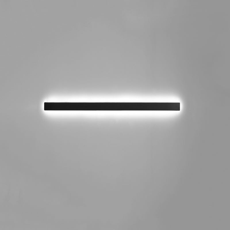 Estilo moderno de estilo minimalista de montaje lineal montura de pared de metal de pared de pared de pared lámpara para sala de estar