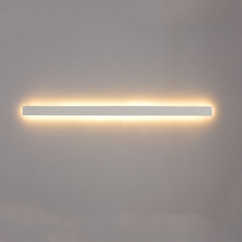 Estilo moderno de estilo minimalista de montaje lineal montura de pared de metal de pared de pared de pared lámpara para sala de estar