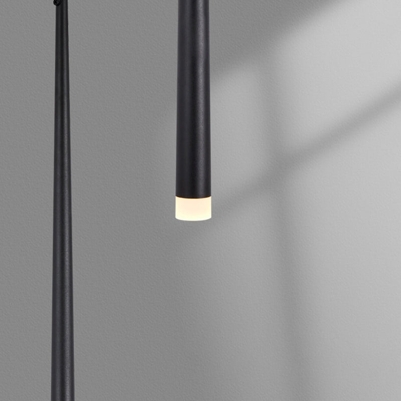 Spiral Hanging Light Fixtures Modern Simple Acrylic Ceiling Pendant for Stairwell