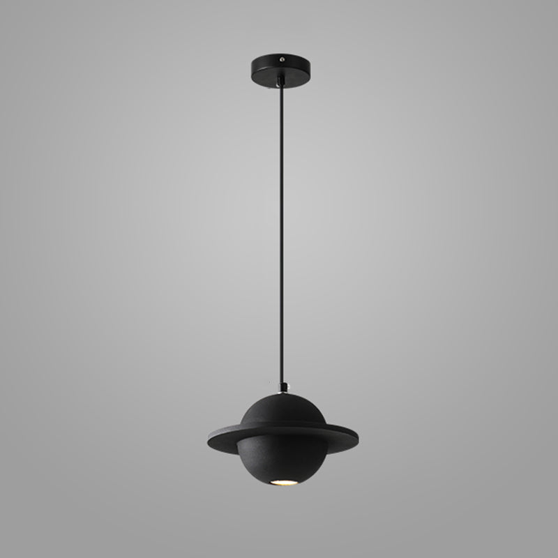 Accesorios de iluminación de colgante esférico de estilo minimalista moderno Cemento 1 luces de techo colgantes de luz para dormitorio