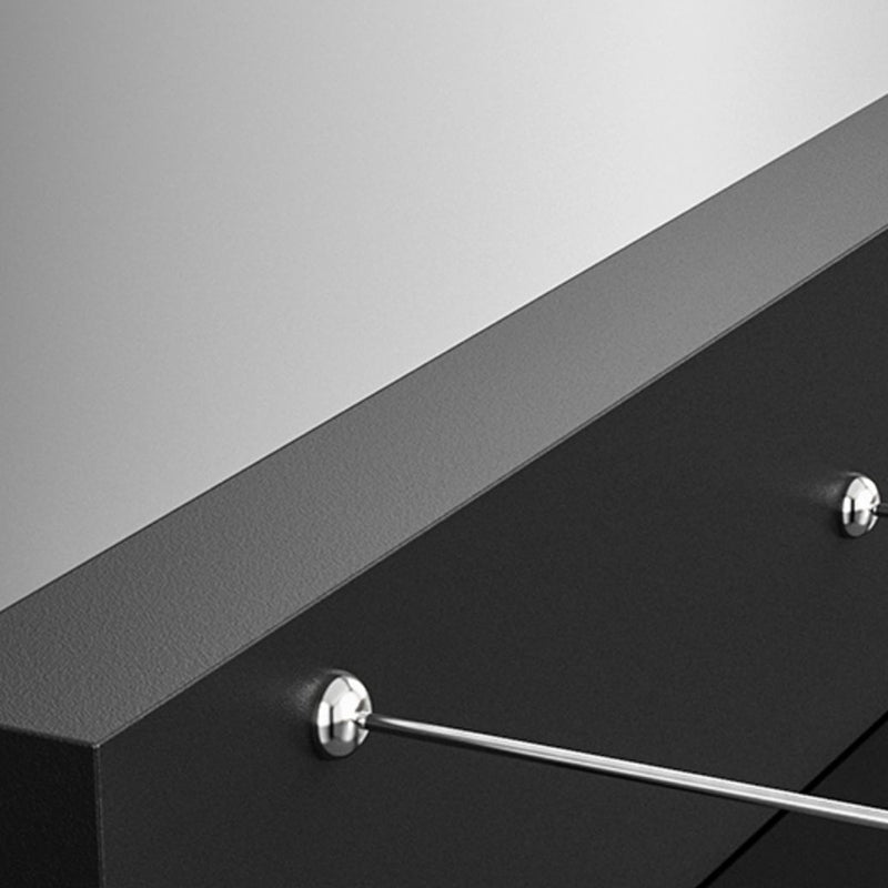 Luce isola a led in ferro battuto in moderna luce a sospensione lineare acrilica per sala da pranzo