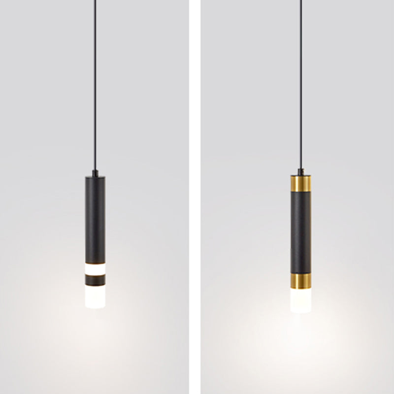 Luce a ciondolo a LED LED LINEARE BLACE LUCE MODERNA CONTRO CONTRO CHE STRANTE LUCE DA ACRILICA