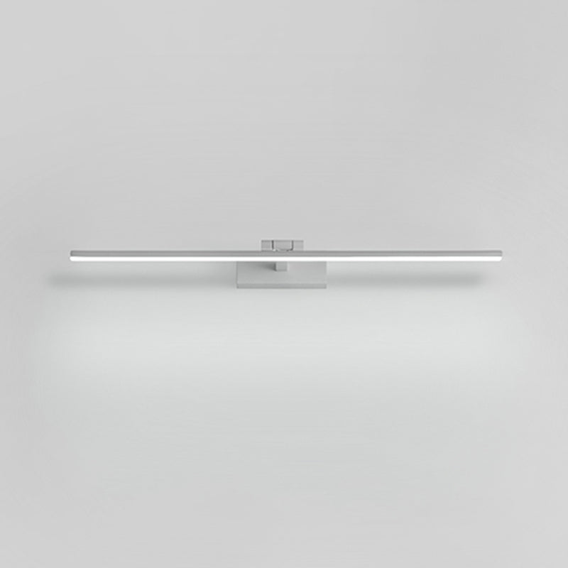 Moderno stile minimalista a parete lineare a parete vanità luci in alluminio sconde murale per bagno per bagno