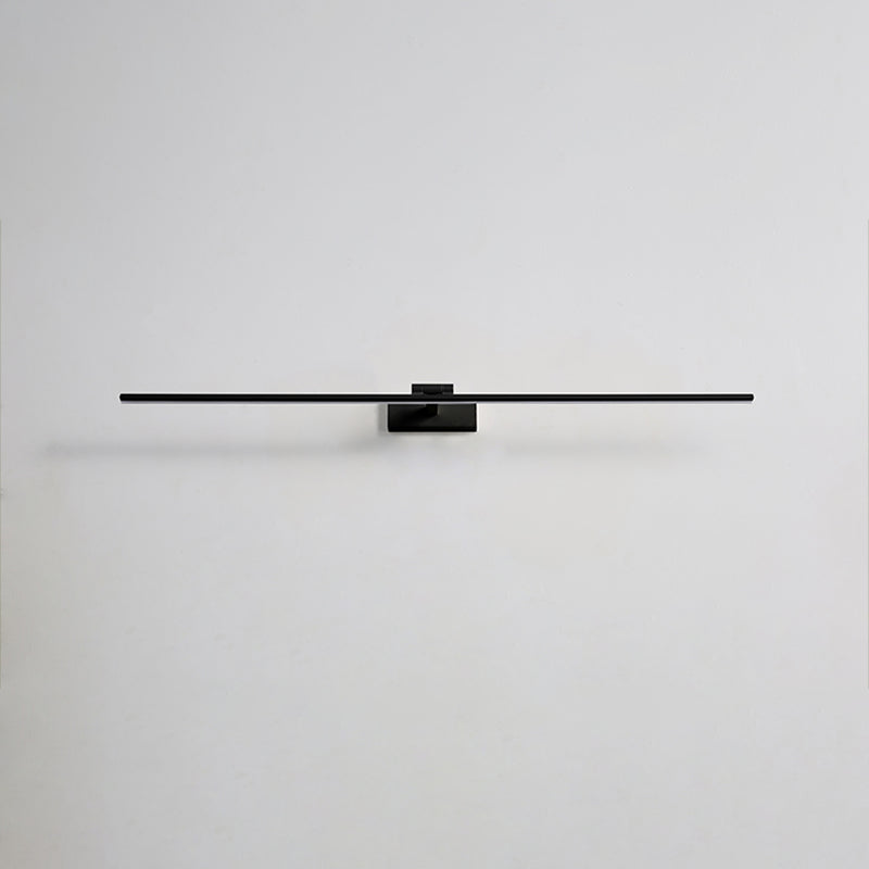 Moderno stile minimalista a parete lineare a parete vanità luci in alluminio sconde murale per bagno per bagno