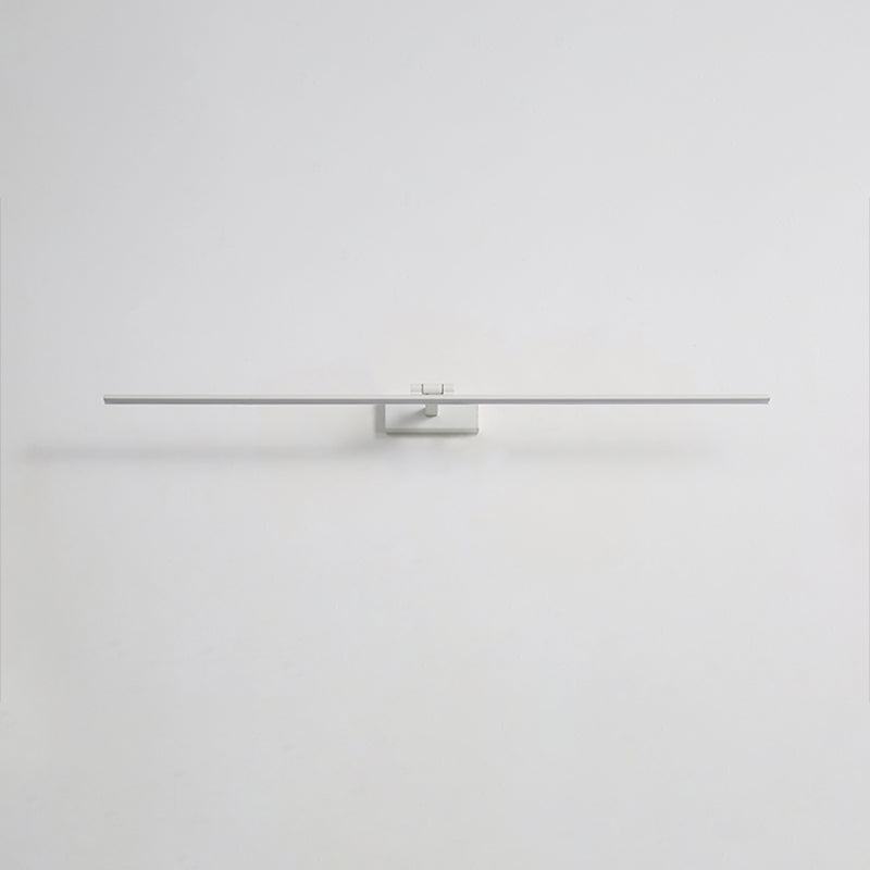 Moderno stile minimalista a parete lineare a parete vanità luci in alluminio sconde murale per bagno per bagno