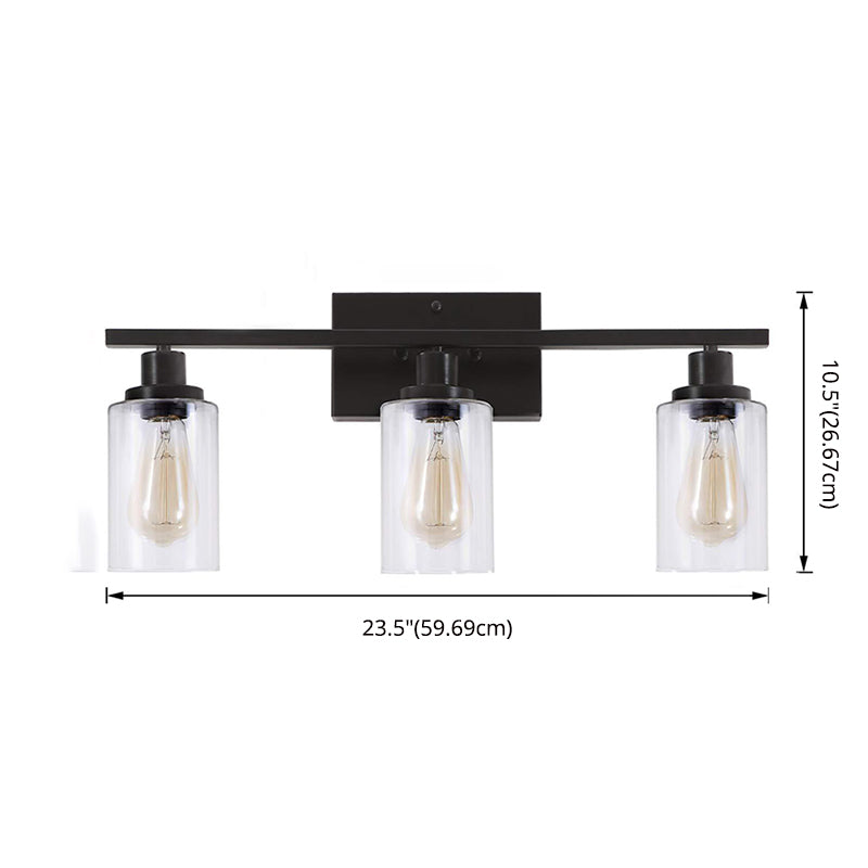 Cilinder glazen wand sconce armatuur licht licht industriële hal en foyer wandhangende lichten