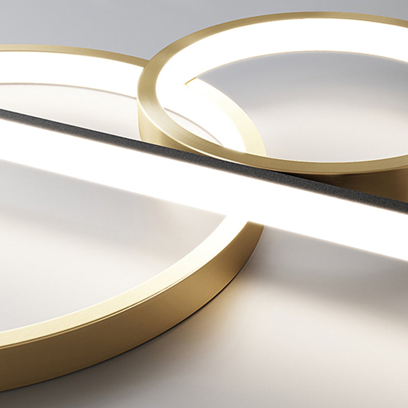 Wrought Iron LED Island Pendant Light in Modern Creative Style Silica Gel Ceiling Light for Dining Room