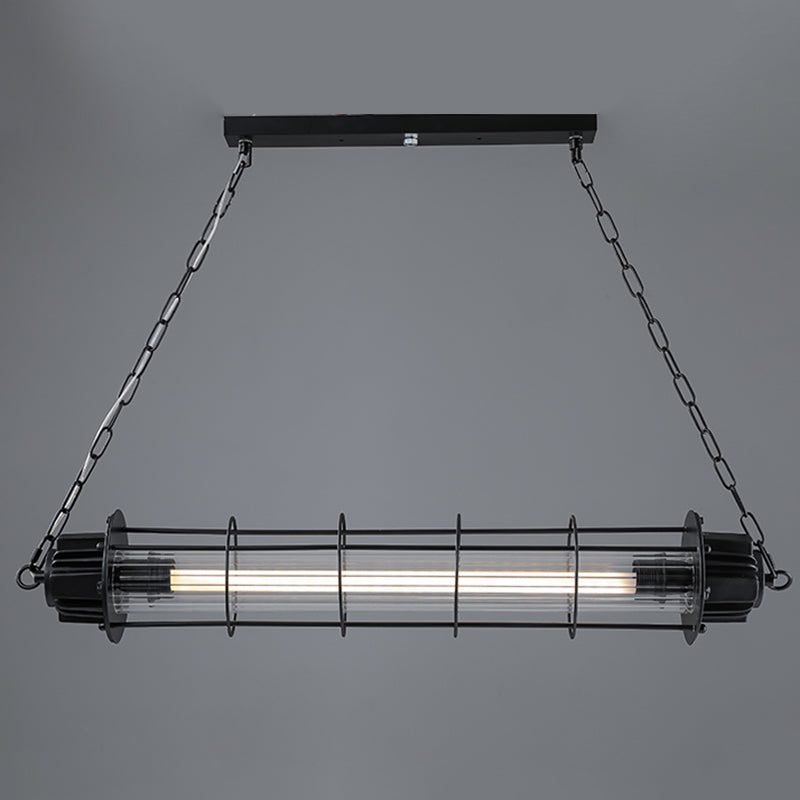 Industrial Pendant Light Metal Frame Light Room Foyer Light
