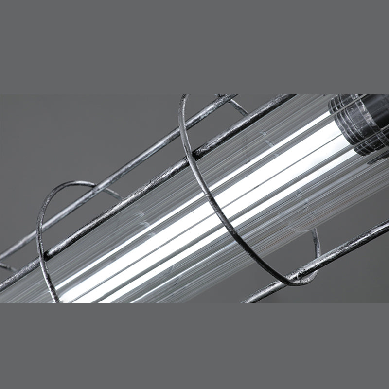 Industrial Pendant Light Metal Frame Light Room Foyer Light