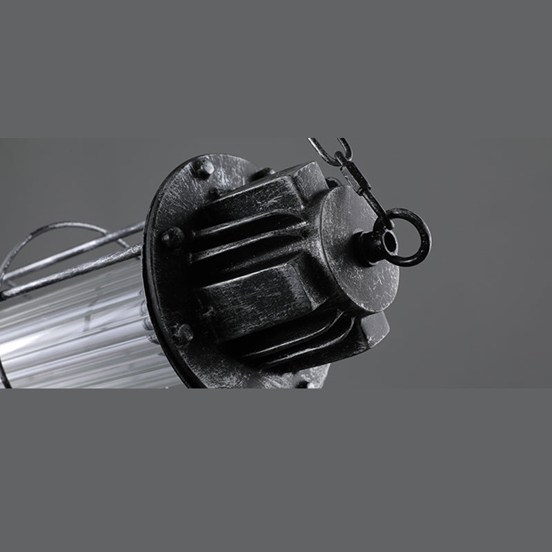Industrial Pendant Light Metal Frame Light Room Foyer Light