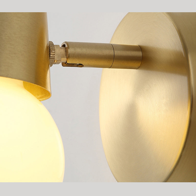 Volledige koper geweien mini wandlamp