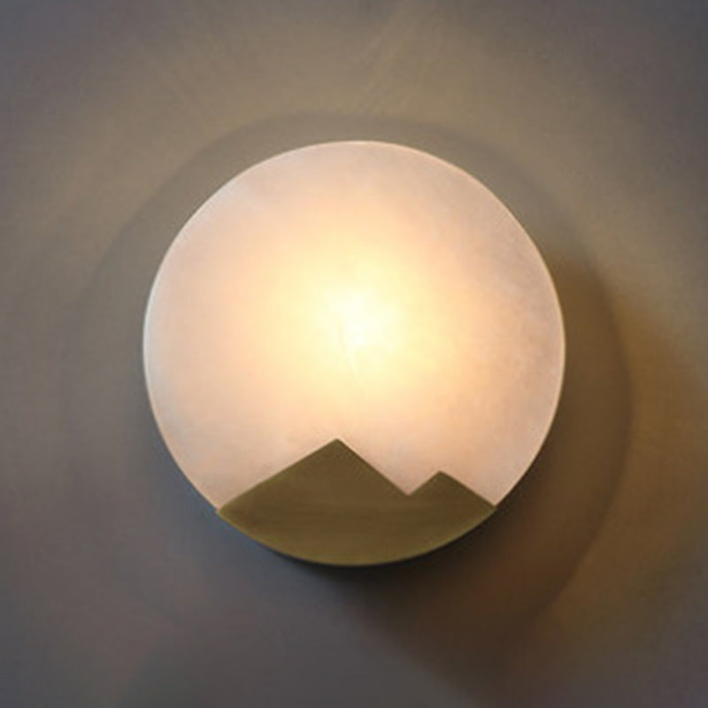 Modernism Simplicity Geometry Wall Lamp Creative Brass Staircase Corridor Lighting Sconce in Gold