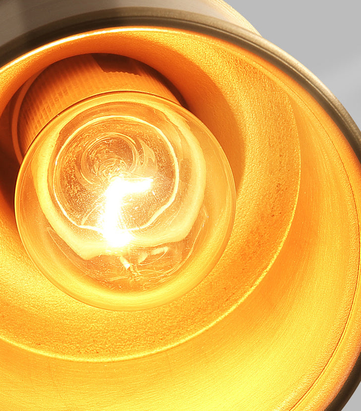 1-Light Simplicity Brass Wall Sconce Angle Adjustable Design Postmodern Style Wall Mount Light for Bedroom