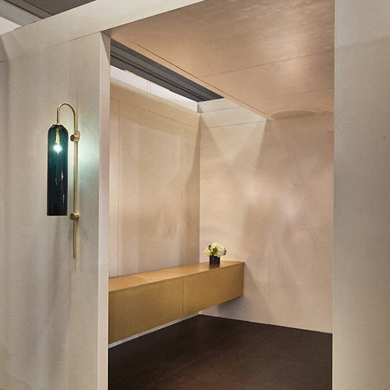 Gooseneck Living Room Wall Mounted Light Fixture Glass Minimalist Wall Light Sconce