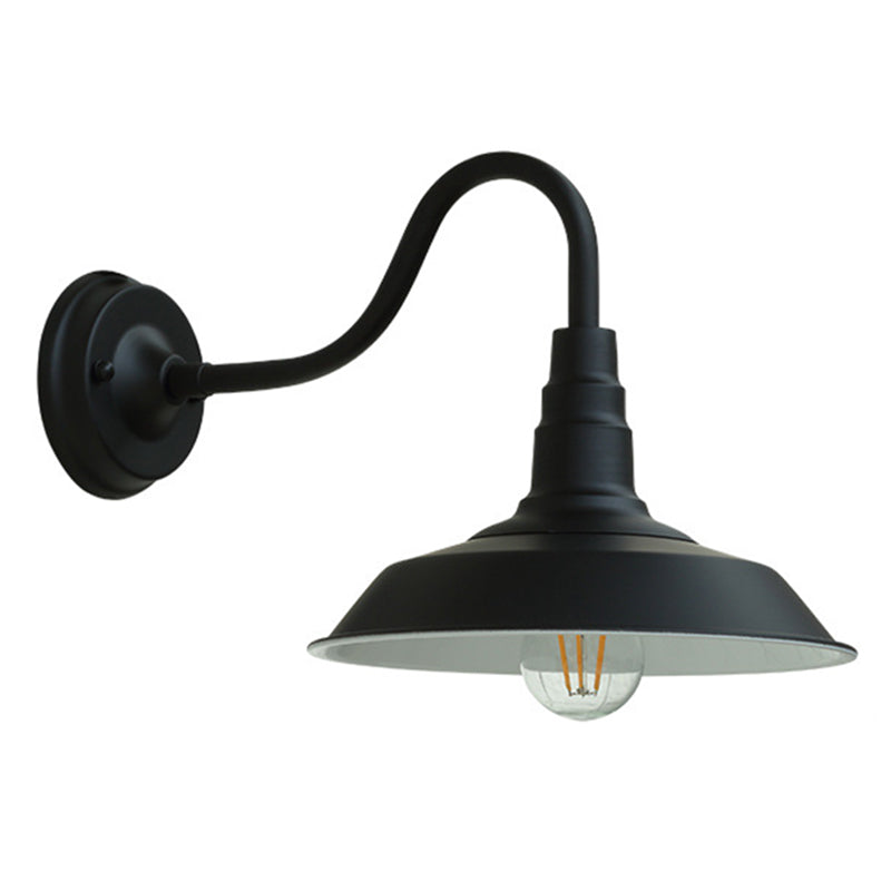Wandleuchtenleuchte leichte Industriestil Metall Schwanzteeck Wandlampenvorrichtung für den Freien