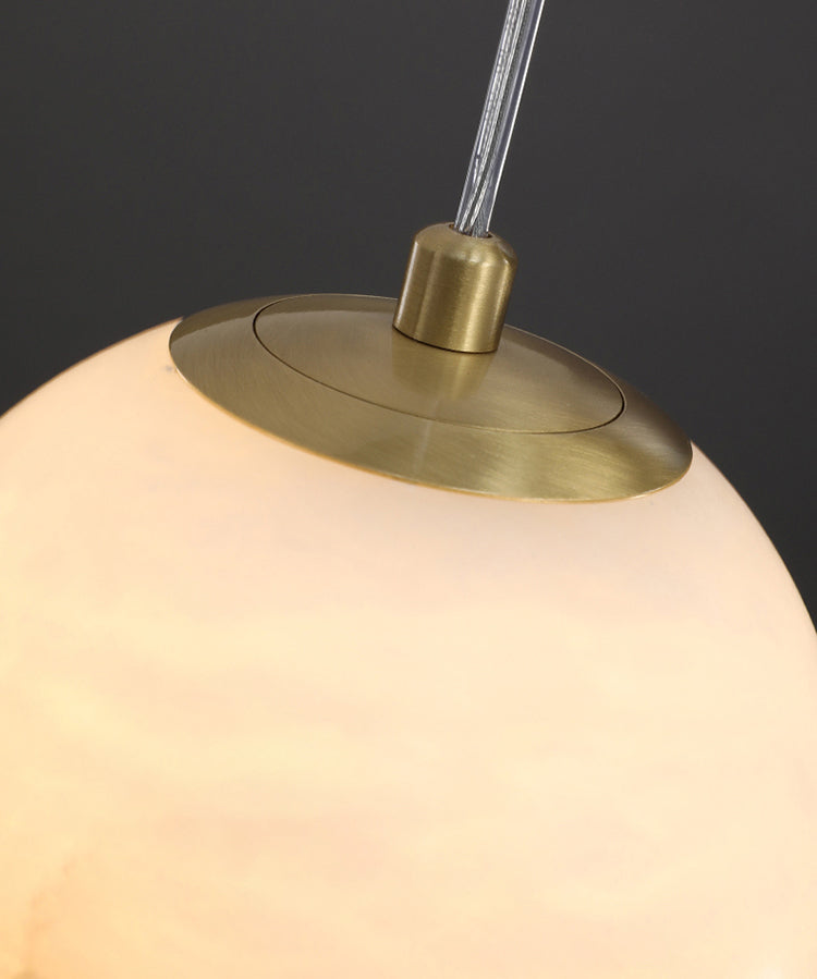 Stein schattierte hängende Leuchte zeitgenössischer Stil weißer Anhänger Beleuchtung