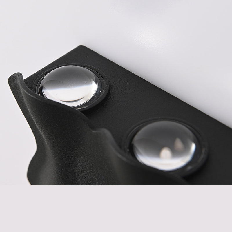 Matte Black Metal Simplicidad LED LECH LEAP LECHE MODERNA DEL ALTO MODERNO LUCHAS DE ACONCE