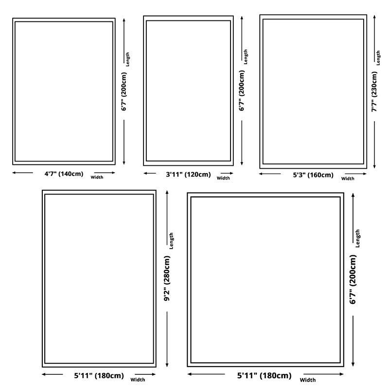 Minimalist Rug Nordic Geometric Area Carpet Washable Rug for Living Room, Home Decor