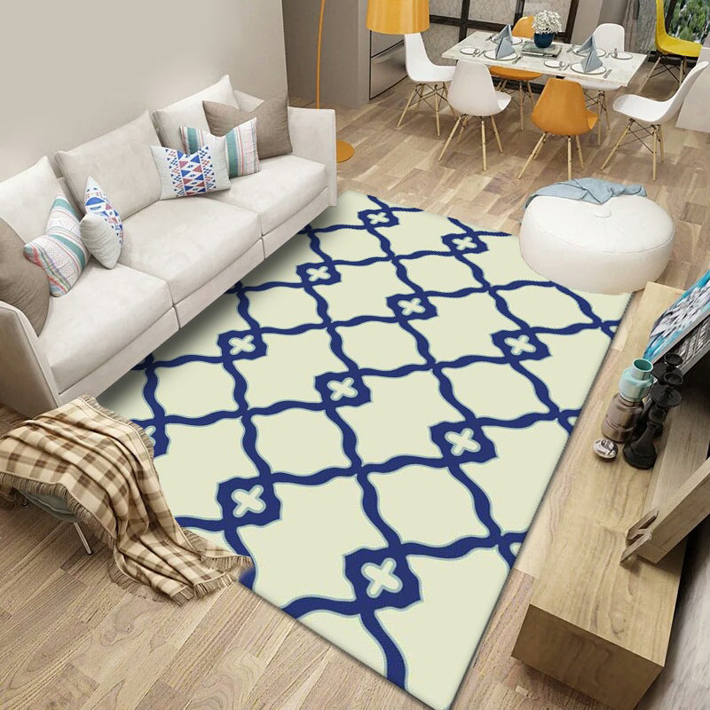 Noordse vloerkleed Geometrisch tapijt Anti-slip achtergrondgebied Tapijt voor woonkamer