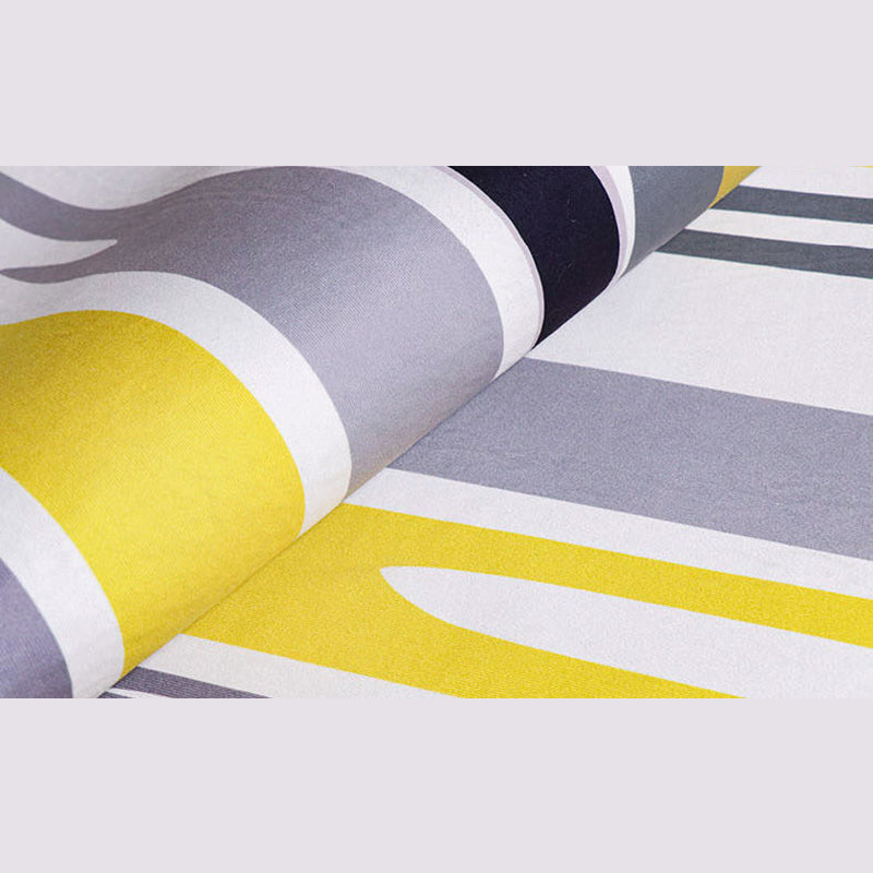 Nordic Geometric Indoor Rug Simple Polyester Carpet Washable Rug for Bedroom Decoration