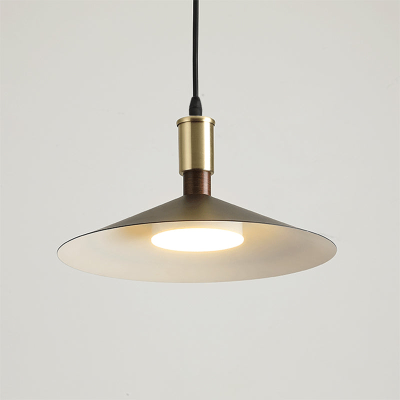 Slim Metal Modern Hanging Lamp Kit 1-Light LED Down Lighting Pendant for Dining Room