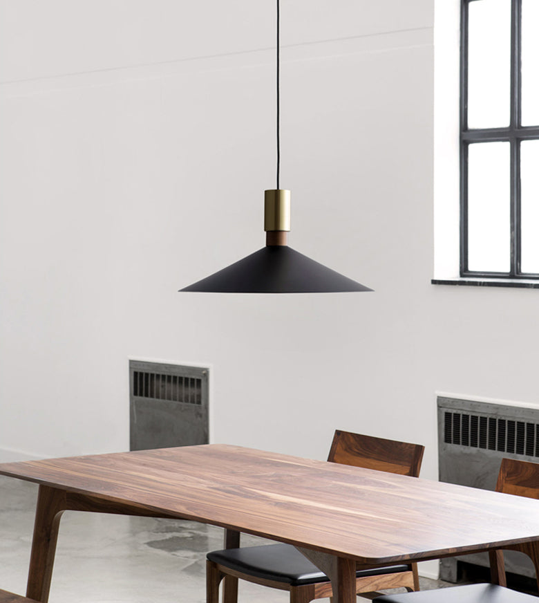 Slim Metal Modern Hanging Lamp Kit 1-Light LED Down Lighting Pendant for Dining Room