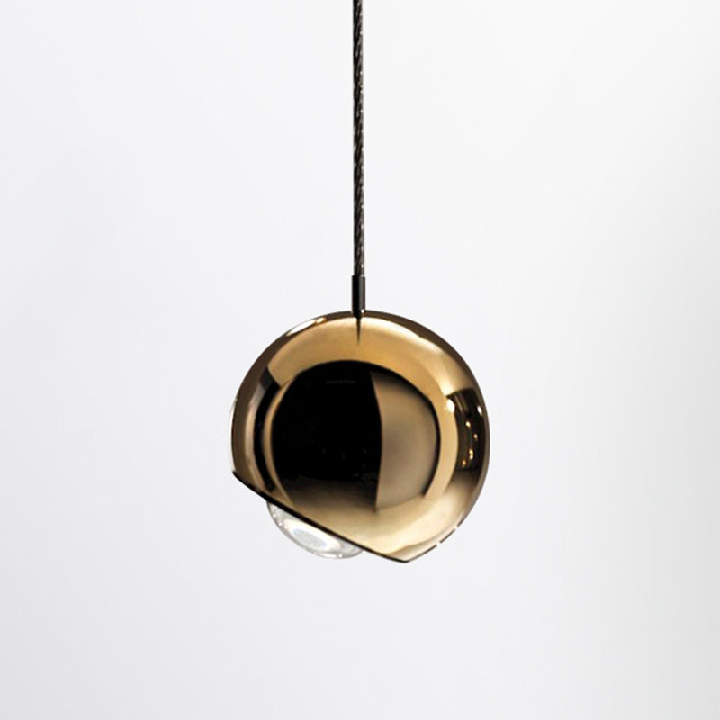 1-Licht-LED zeitgenössische Hanglampe Kit sphärischen Metallanhänger für Schlafzimmer