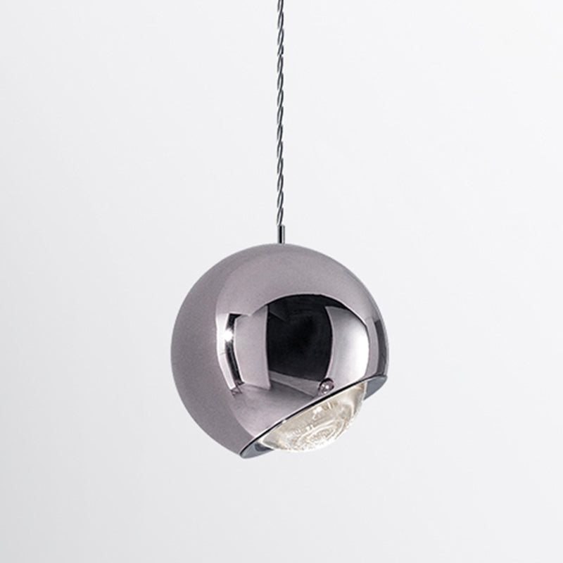 1-Licht-LED zeitgenössische Hanglampe Kit sphärischen Metallanhänger für Schlafzimmer