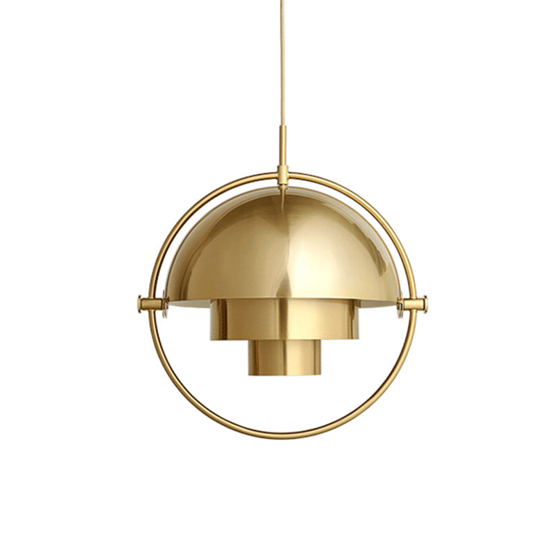 Costilería colgante colgante de hierro negro Luz de 1 luces de 1 luces para sala de estar