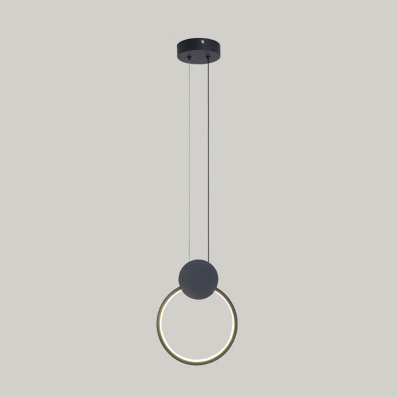 Simplicity Linear Hanging Light Kit Aluminum 1-Light Ceiling Light for Dining Room