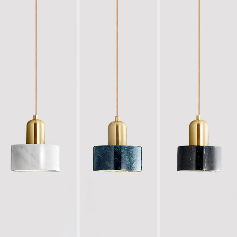 Shaded Dinning Room Pendant Lighting Fixture Stone Modern Suspension Pendant Light