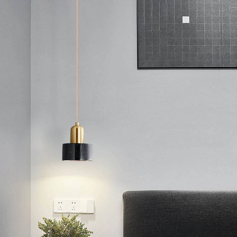 Shaded Dinning Room Pendant Lighting Fixture Stone Modern Suspension Pendant Light