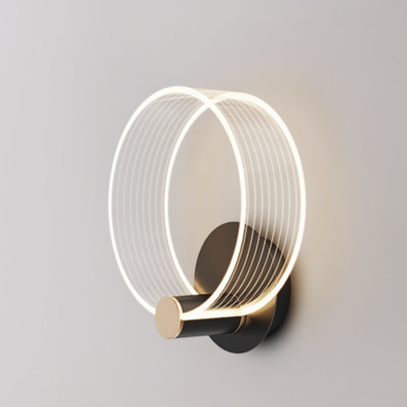 Hedendaagse metalen LED-wand gemonteerd verlichting 1-licht wandonderzoek voor woonkamer