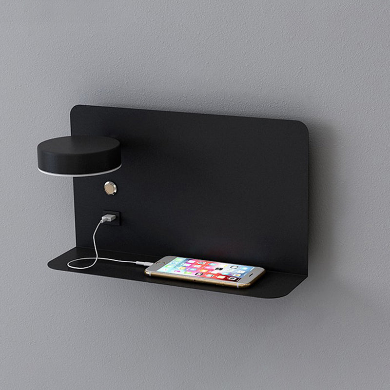 Moderne rotatable LED -Krankenbettlampe USB -Ladeanschluss Design Einfachheit Lichter mit Telefonhalter